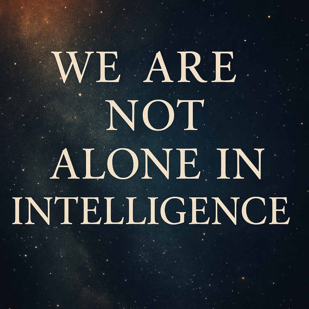 We Are Not Alone In Intelligence